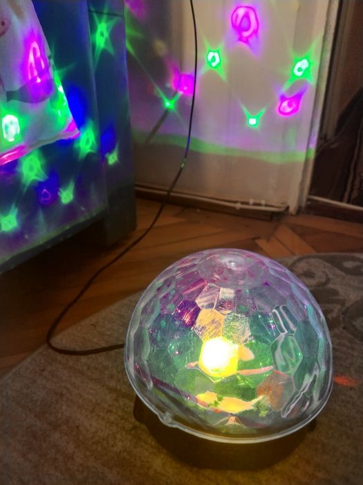 Glob disco cu lumini