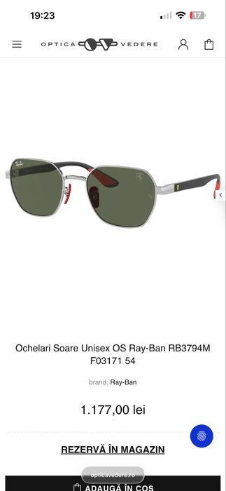 Ochelari soare Ray-Ban Scuderia Ferrari Collection RB3794-M