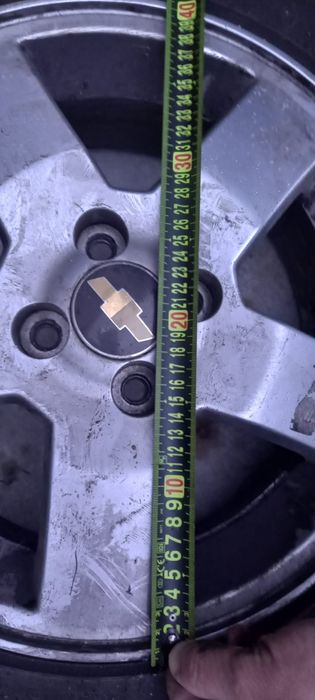 5 jante originale chevrolet aveo, prindere 4x100, R15