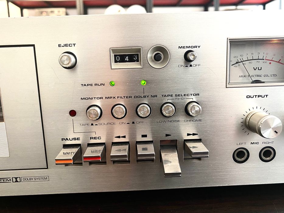 Vintage Топ триглав дек Akai