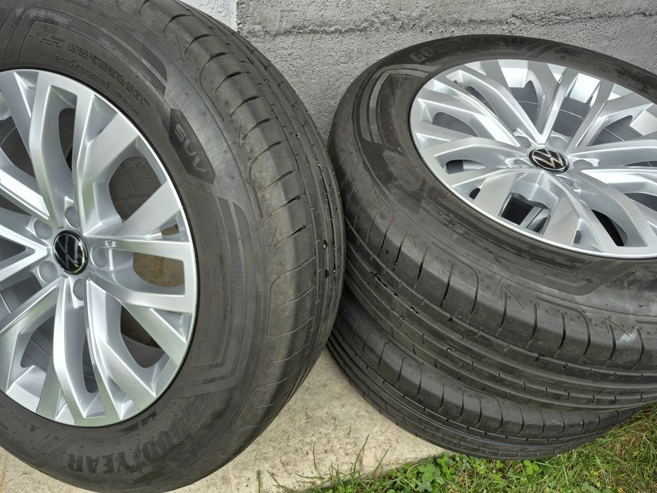 Roti cu jante originale Vw Touareg r18