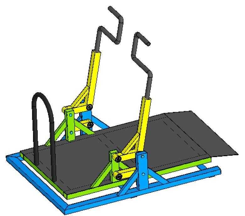 Уличные тренажёры для инвалидов-колясочников. KiF