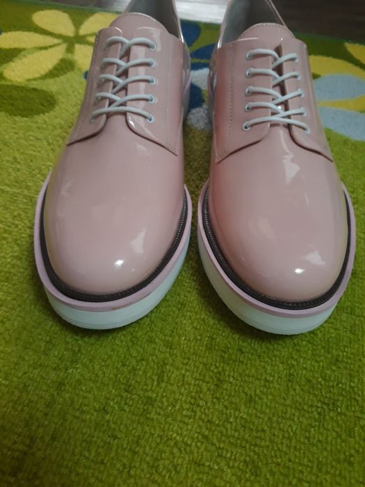 Pantofi de lac Mellow Yellow 40, roz poudree, ca noi, brand