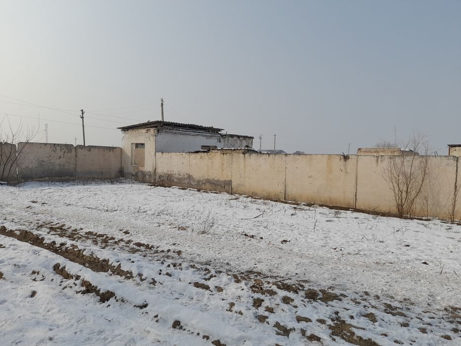 Uchastka 12sotix biton plitalar bilan o‘ralgan.