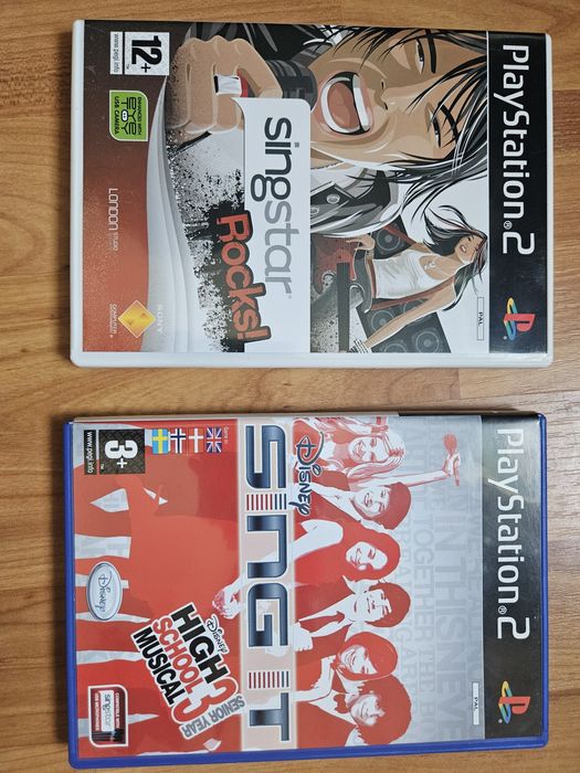 Jocuri Singstar/Sing it si microfoane PS2
