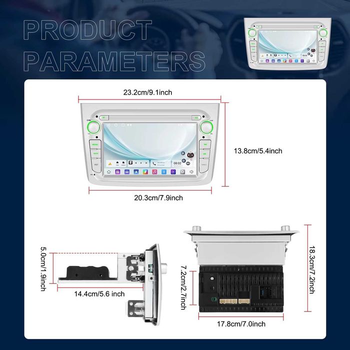 Мултимедия за Alfa Romeo MITO навигация Android плеър 2DIN Андроид