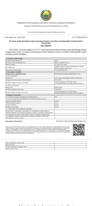 5,7 sotx yer sotiladi