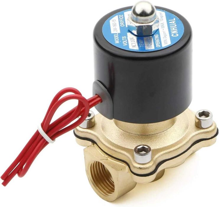 Клапан электромагнитный Н/З WAALPC 2W-160-15, G1/2 дюйма, 12В