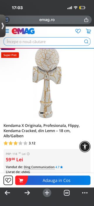 10 bucati Kendama X Originala, Profesionala,