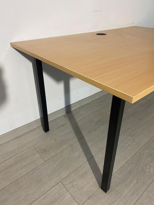 2 Buc. Birou 140X90 cm; Masă de Lucru Cadru Metalic