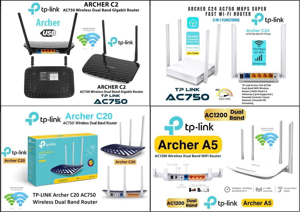 Рутери TP-Link Archer Wireless AC Dual Band