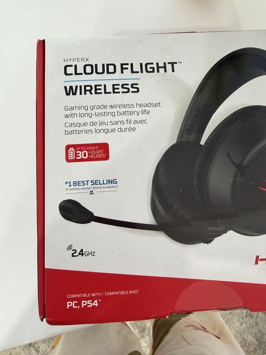 Гарнитура HyperX Cloud Flight Wireless, Black