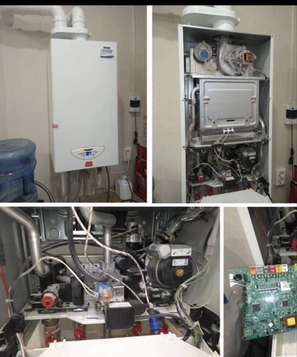 Ремонт газовых котлов, чистка обслуживание установка