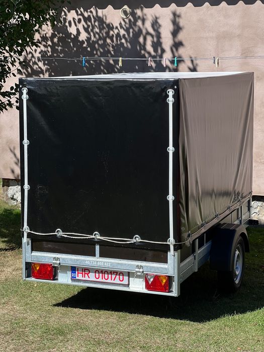 Remorcă nouă, 750kg cu prelată.
