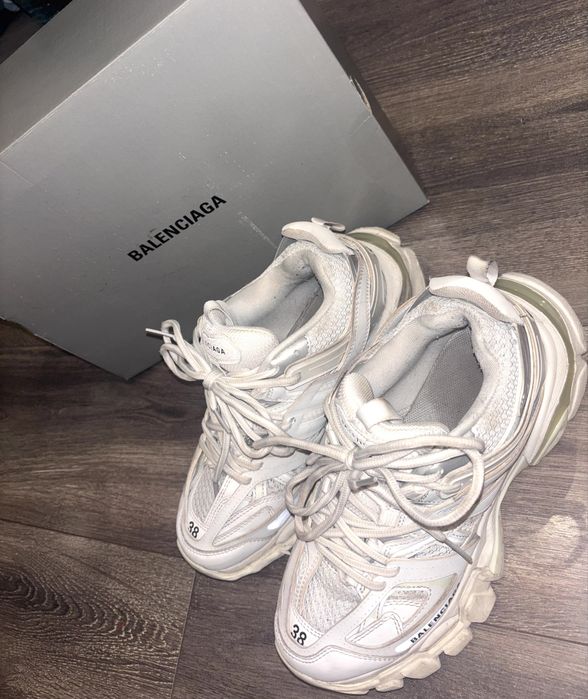 Balenciaga track white 38