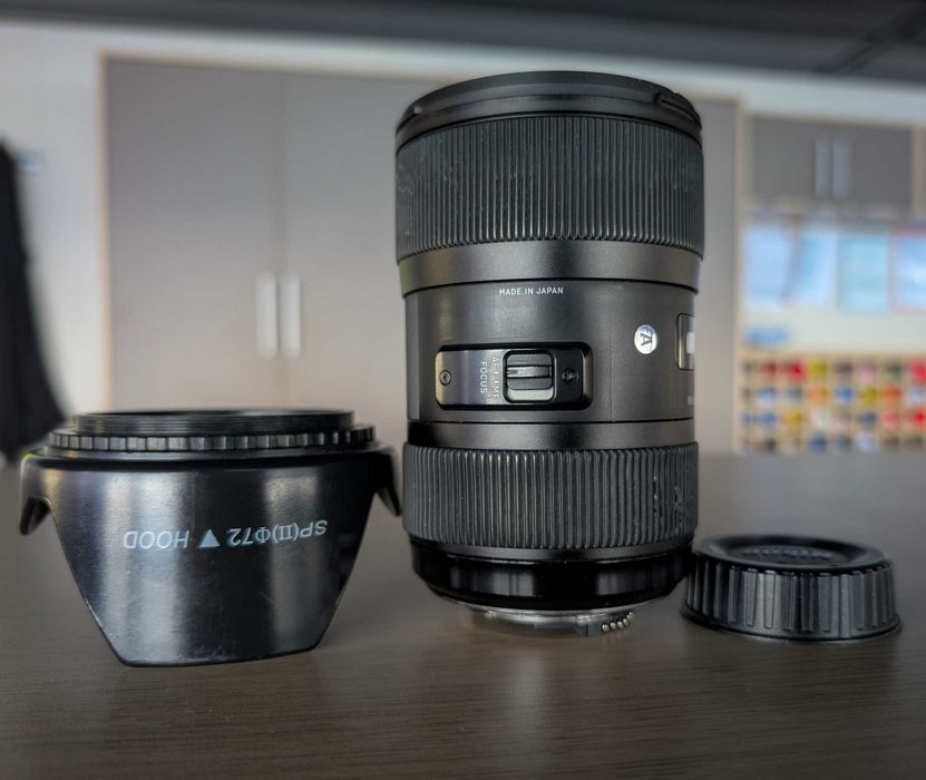Obiectiv pentru Nikon Sigma Art 18-35mm f1.8 DX