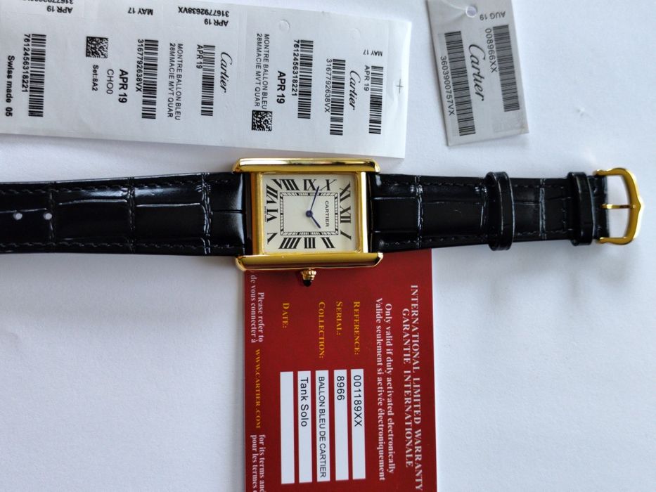 ceas Cartier sigilat