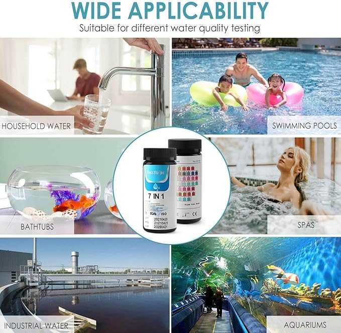 Тест-полоски для бассейна 7 в 1