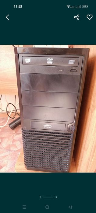 Компьютер, сабвуфер, колонки, процессор