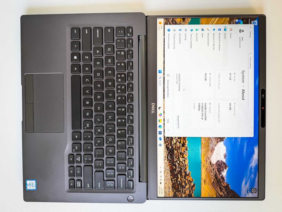 Dell Latitude 7400 1.9Ghz i7-8665u, 16GB RAM, 512 SSD cu Touch Screen