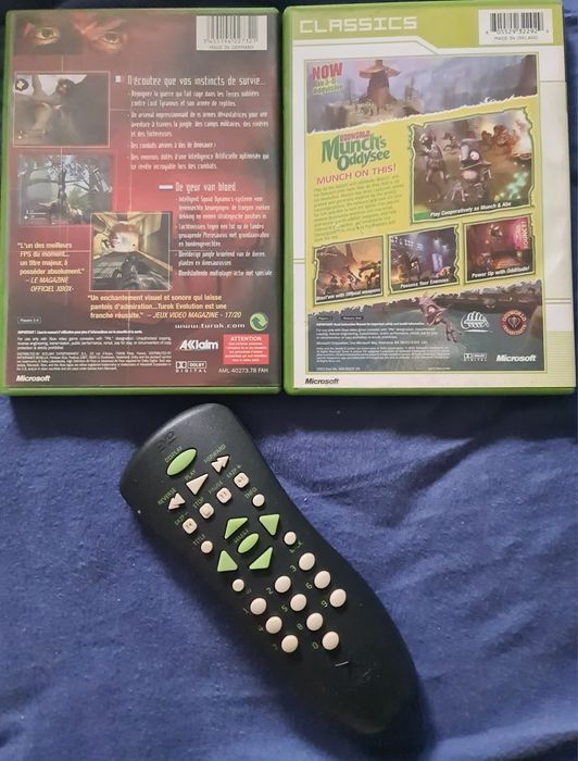 Xbox classic- 2 игри+дистанционно