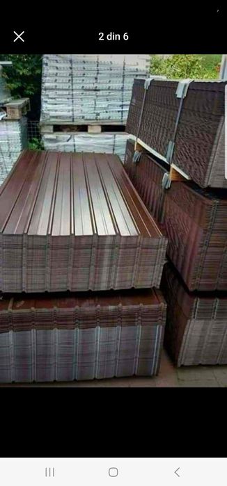 Vand Tabla Cutata Zincata Și Colorata Tel 0729.   228.   758