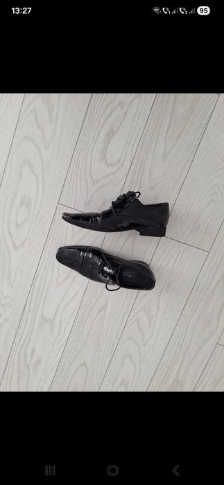 Pantofi lac negri