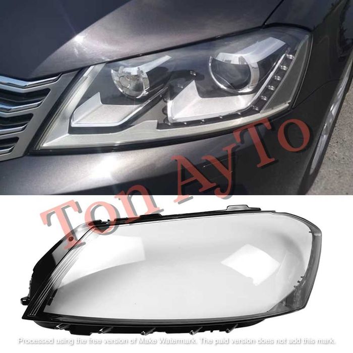 Капаци Стъкла Фарове Пасат Б7 VW Passat B7 Passat Alltrack Bi-Xenon/AFS 2011 - 2015 Биксенон Стъкла Фарове Капаци Комплект