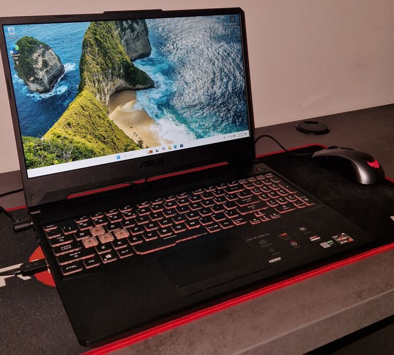 Laptop Gaming ASUS TUF A15 - Ryzen 7 4800H - GTX 1660 Ti - 512GB SSD