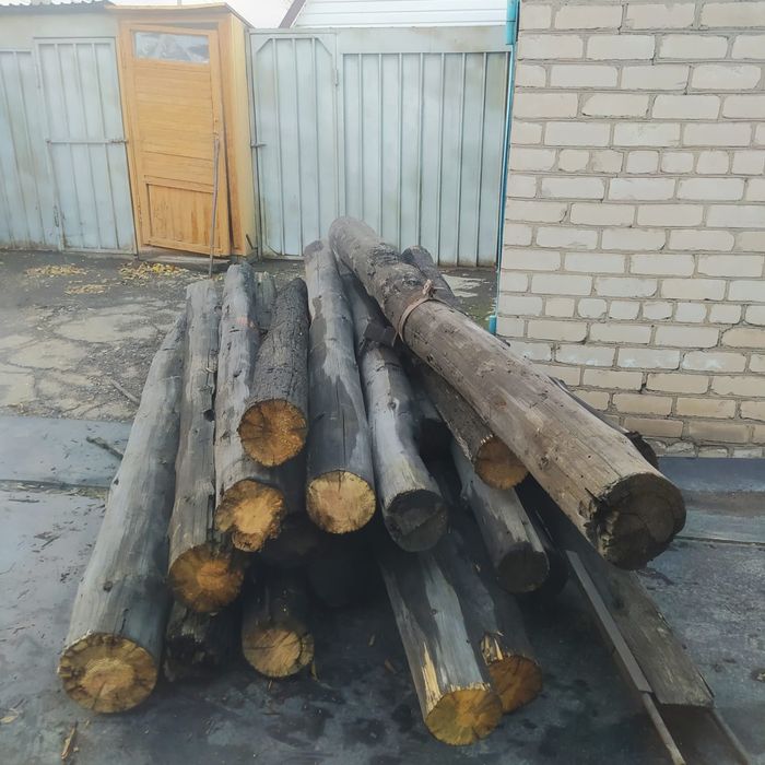 Деревянные опоры