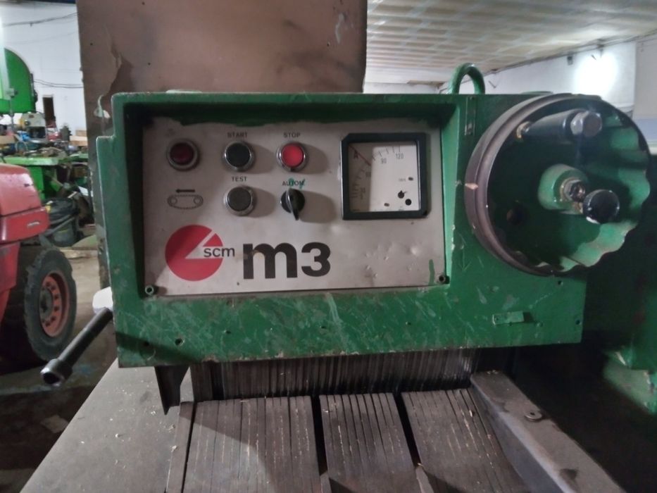 многолистов циркуляр SCM 120мм.с чисто нова верига ,