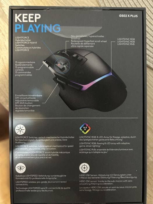 Mouse gaming Logitech