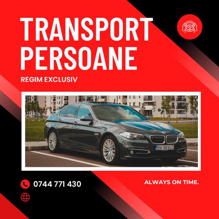 Transport persoane exclusivitate / Transfer aeroport