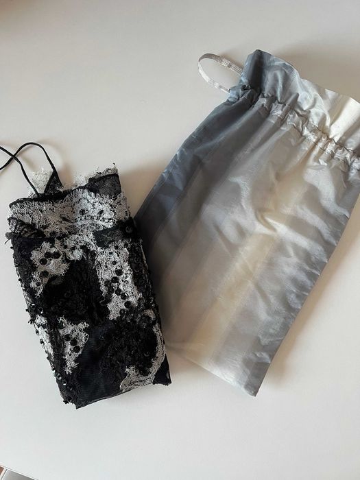 Top de ocazie din dantela brodat manual Deverra Atelier