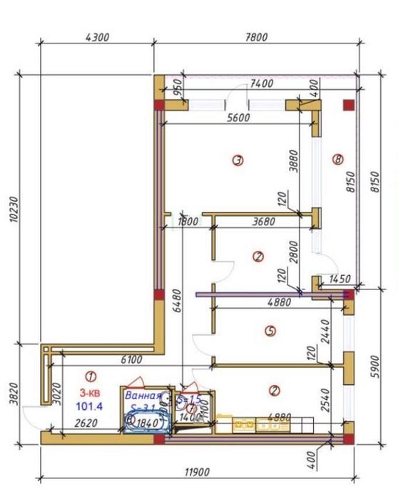 5 квартир в ЖК Nukus Avenue