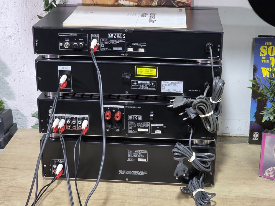 Linie audio SONY ,amplificator, deck,cd-player, tuner,hifi