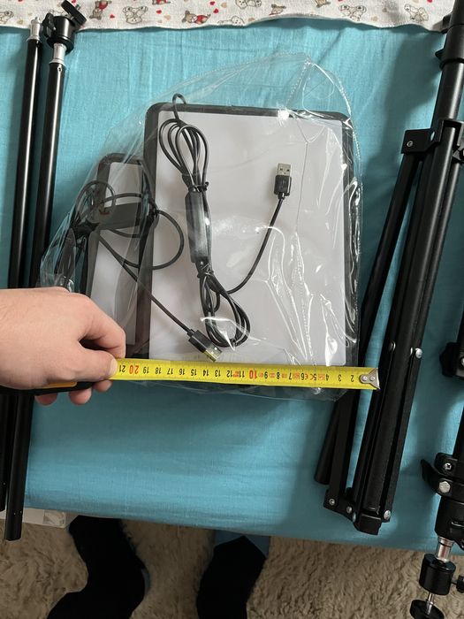 Lumini foto/video led portabile(se conecteaza la baterie externa)