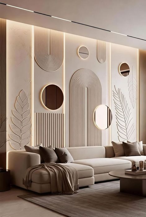 Гипсовые 3д панели, Барельефт