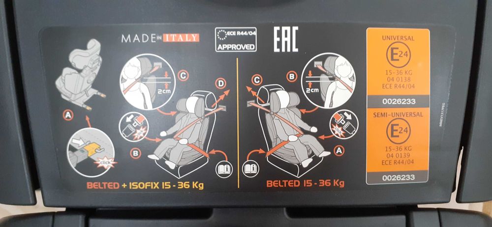 Scaun auto copii Peg Perego Viaggio 2-3 Flex