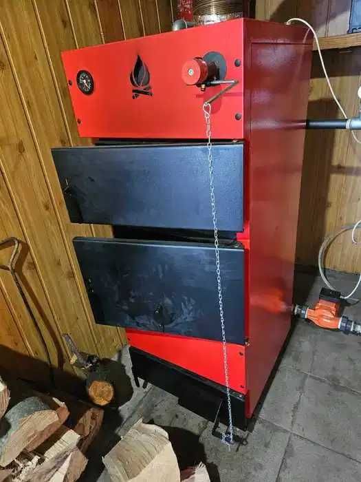 Centrala pe lemne carbune 41 kW ardere normala tiraj natural