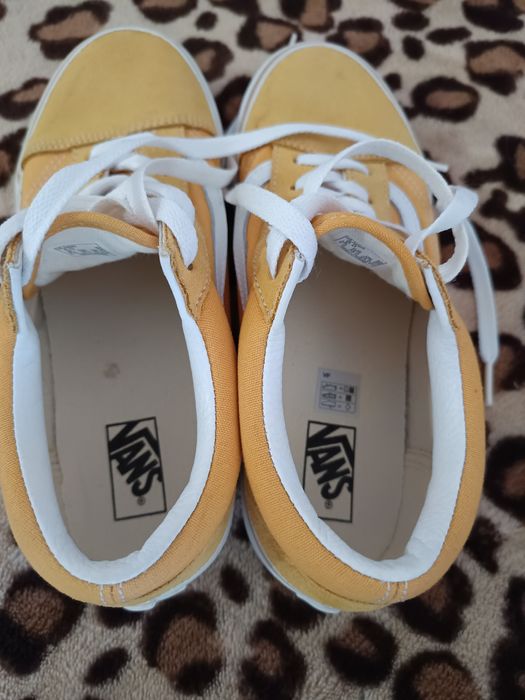 Teniși Vans, galben banană.