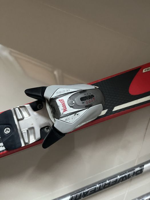 Schiuri Blizzard X Sport 156 cm cu legături Marker și bețe 124 cm