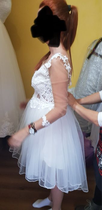 Rochie mireasa scurta