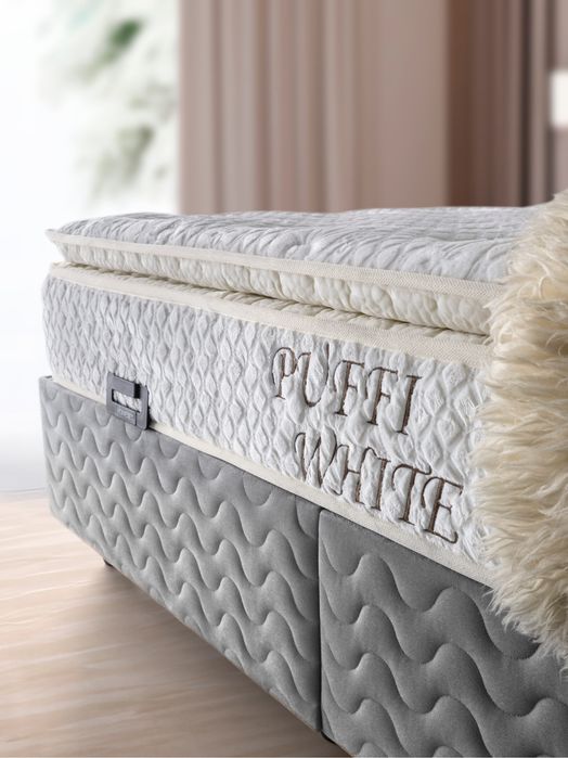 Тапицирано легло Puffi с матрак Puffi white 150/200