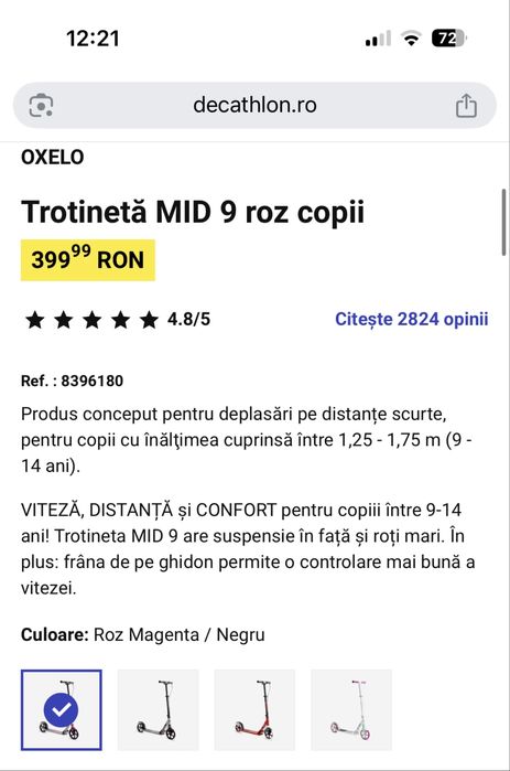 Trotinete OXELO copii achizitie DECATHLON