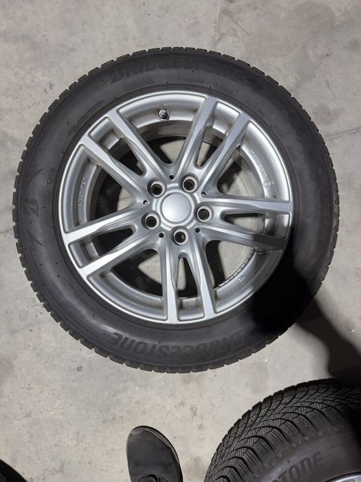 Jante aliaj r16 5x112 + anvelope iarna