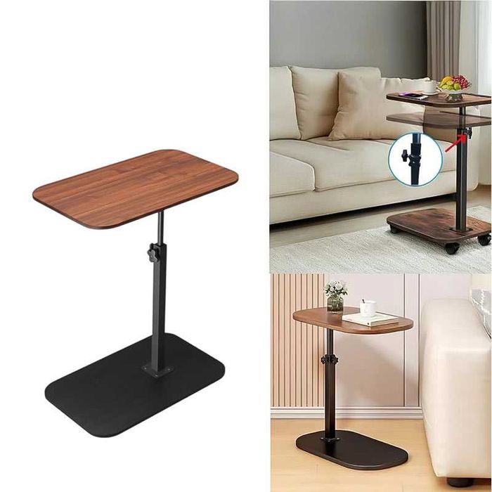 Многофункционална маса с въртящ се плот, регулируема височина, 2 цвята