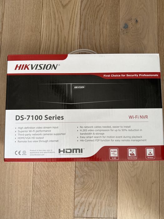 NVR WiFi 8 canale Hikvision DS-7108NI-K1/W/M(C), 4MP, H.265+