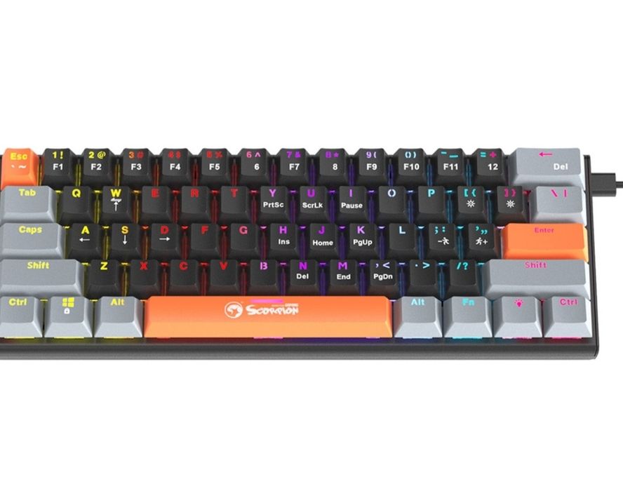 Tastatura gaming mecanica RGB 60%