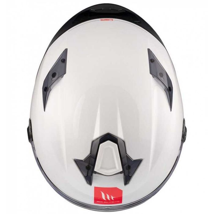 Каска MT Targo S SOLID A0 GLOSS Pearl White